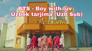 BTS - Boy with luv. 작은 것들을 위한 시. Uzbek Tarjima (Uzb sub) На Узбекском