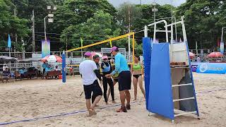 Kien Giang vs Can Tho 2 (Thien Phuong) Beach volleyball. Can Tho. Vietnam. 21/09/2024 evening