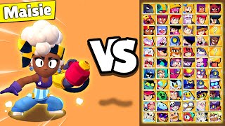 Maisie vs Every Brawler !!! Maise 1v1 The Rescue Brawl Stars