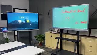 Interactive white board demo room