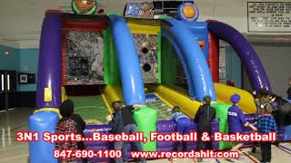 Rent our 3-Play Sports Inflatable Party Attraction