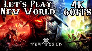 Let's Play NEW WORLD! [4K 60FPS] MAX Settings! Gameplay Walkthrough - [Part 1]