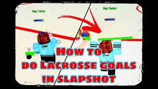 Lacrosse goals in slapshot!!(And how to do them mostly PC)