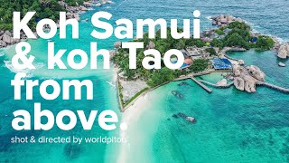 Koh Samui & Koh Tao from above - Drone DJI Mavic Pro 2 4K