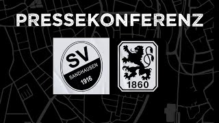 🔴 RE-LIVE: Pressekonferenz nach dem Spiel SV Sandhausen - 1860 München