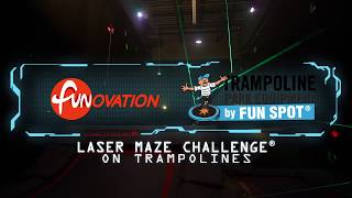 Online/Social Media Video - Laser Maze Challenge on Trampolines (by Fun Spot)