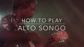 How To Play 'Alto Songo' on Tres Cubano | Great For Beginners | GCE Tuning (capo’d second fret)