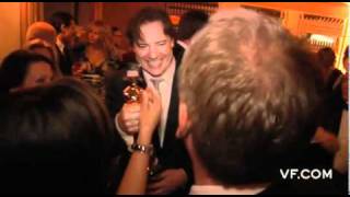 brendan fraser at the vanity fair oscar party 2011