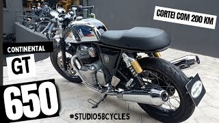 Traseira limpa e bonita! Continental GT 650 - Studio58Cycles