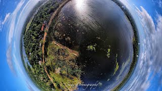 Anuradhapura(අනුරාධපුර පුදබිමේ අසිරිය) Abaya Lake Bird View Dji