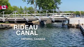 Driving A Boat Through The Rideau Canal Locks