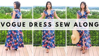 Summer Vogue Dress: Sew Along - ROSY | PEÑA (Vogue 9311)