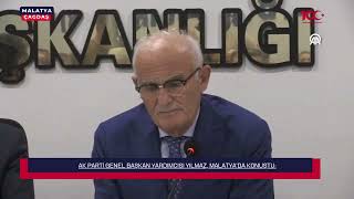 AK PARTİ GENEL BAŞKAN YARDIMCISI YILMAZ, MALATYA'DA KONUŞTU