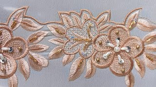 hand embroidery hand work for beginner zardozi work #short #embroidery #shorts video