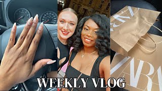 Girls Night Out, Amari's First Day of School, Nail and Lash Appointment | Weekly Vlog