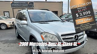 SOLD: 2008 Mercedes-Benz GL 450 4MATIC 🚙 AWD, 4.7L V8, 3-Month Warranty, $3,999 🌟