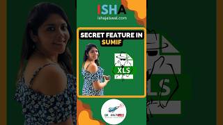 Secret Feature in SUMIF - Wildcard #excel #tutorial #career #corporate #sumif #wildcard #ishajaiswal