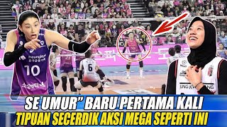 MEGA MEMANG JENIUS!💥Kim Yeon Takjub Liat MEGA Lakukan Feint Paling Sempurna😲Lewati Batas Normal❓