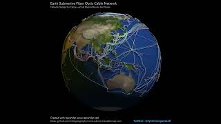 lengths of submarine cables around the globe