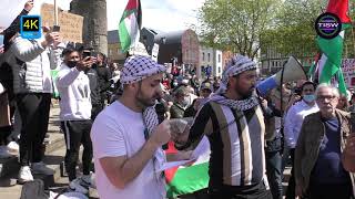 Palestinian Rally Swansea in 4K.