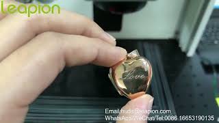 Leapion enclosed fiber laser marking gold platinum jewelry