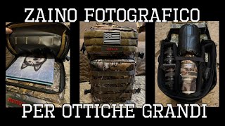 ZAINO FOTOGRAFICO PERSONALIZZATO PER OTTICHE DI GRANDI DIMENSIONI