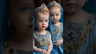 "Adorable Baby Portraits in Gemstone Attire"#cute #beautiful #shorts