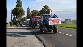 Protest rolników przeciw "Piątce dla zwierząt" w Kościanie