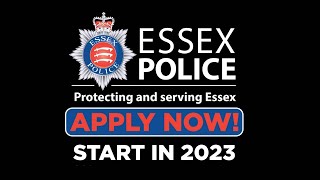 Apply to be a police officer at Essex Police