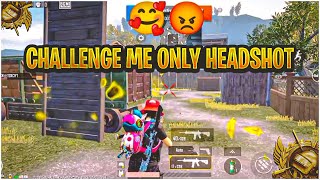 CHALLENG ME ONLY HEADSHOT BGMI 1VS1 #bgmi