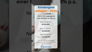 Wie legst du das Kindergeld an?🤔 #geldanlage #geldanlegen #aktien #etfs #aktienfonds #kindergeld