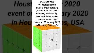 Rubik's cube world record. #short #shortvideo #firstshortvideo #youtubeshort