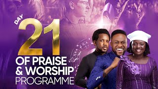 ELIJAH DANIEL, BEEJAY SAX live at Day 21 of 21 days of praise and worship with Adeyinka Alaseyori