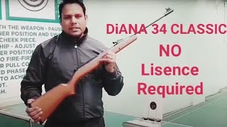 Diana 34 Classic Air Rifle : Unboxing and Shooting Accuracy Test