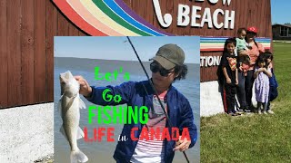 AMAZING PLACE TO VISIT || RAINBOW BEACH CAMPGROUND || FISHING + SWIMMING  || LIFE IN CANADA