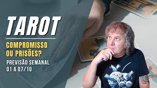 TAROT SEMANAL: COMPROMISSO OU PRISÕES? 01 A 07 OUTUBRO