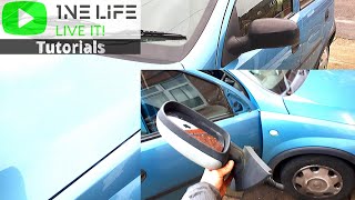 Vauxhall Opel Corsa C - How to Remove and Replace Wing Mirror Glass Replacement