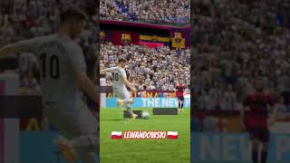 Lewandowski Freekick #shorts #fifa23 #gaming #football #fifa #soccer #lewandowski