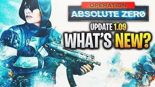 New Update 1.09 *Absolute Zero* Character Update / Armor Adjustment / New Guns