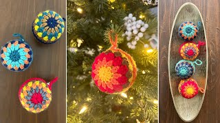 Crochet Christmas Ornaments | Easy Small Project | Christmas Season