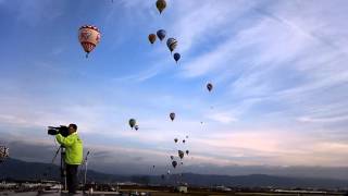 2015 Saga International Balloon Fiesta -2015.10.31 AM- Timelapse