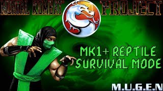 Mortal Kombat Project 4.1 Season 2 Final: MK1+ Reptile Survival Mode (MUGEN) (1080p 60fps)