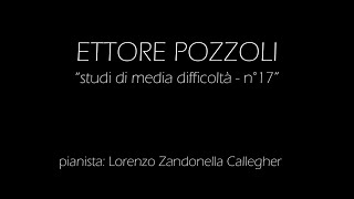 ETTORE POZZOLI - studi di media difficoltà - n°17