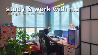 Study & Work in My Gaming Room | 2-Hour Lofi Vibes + 45-Minute Pomodoro🌷