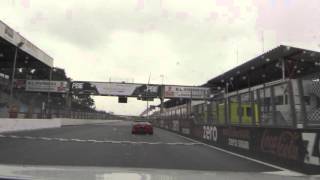 Macan Turbo Chases Corvette on trackday @ circuit zolder