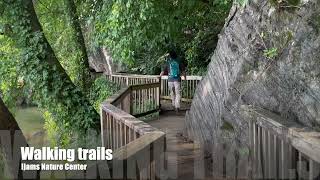 Walking trails at Ijams Nature Center Treetop zipline adventure