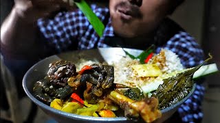 Mukbang yummy local black chicken 🐓🍗