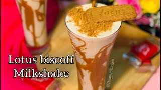 Lotus biscoff milkshake#shorts #ytshorts #milkshake #lotusbiscoff