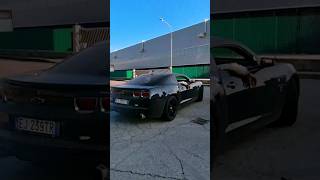 Black Camaro on the road #shorts #camaro #chevrolet