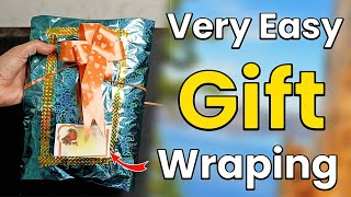 How to wrap a Gift at home | Easy Gift Wrapping | DIY Gift Packing Idea